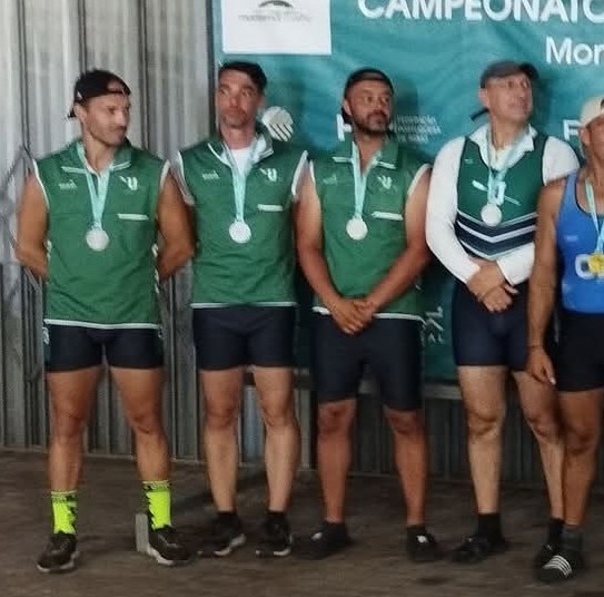 Vice campeões Campeonato Nacional Master Remo